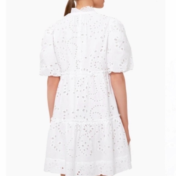 Tuckernuck x Cameron‎ Eubanks Wimberly Eyelet Lace Palmer Dress White Size S - Picture 3 of 10